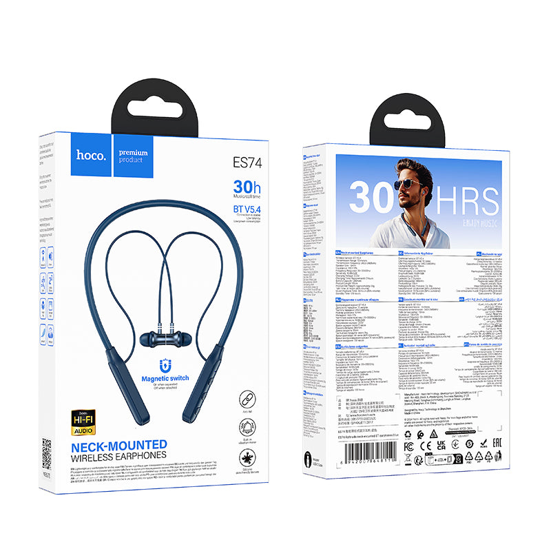 HD_SYNC:ES74 Refinado neck-mounted BT earphones