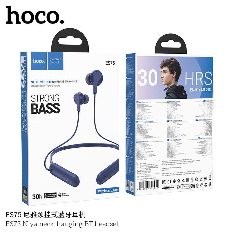 HD_SYNC:ES75 Niya neck-hanging BT headset
