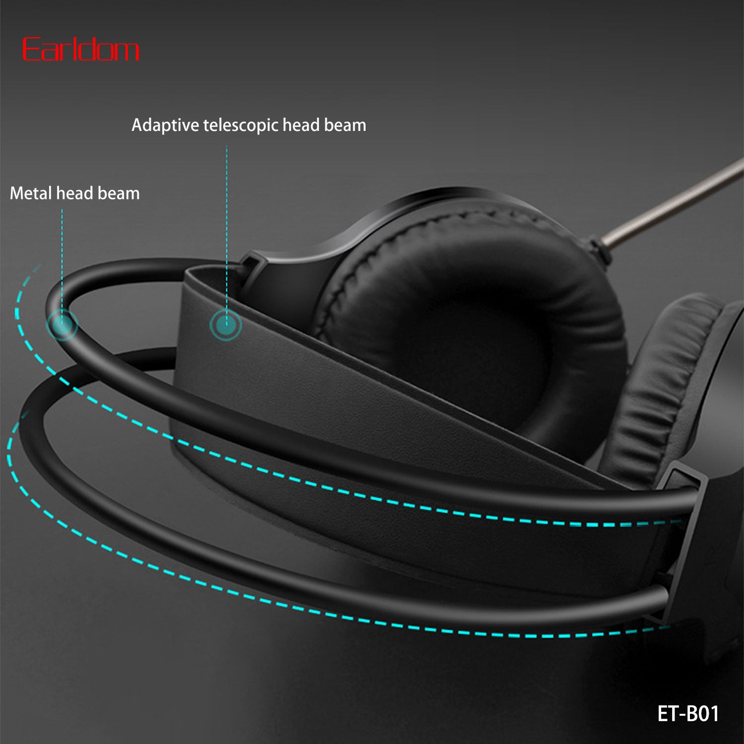 Earldom ET-B01 Bluetooth Headphone 50MM - Black – TEQ PTY LTD