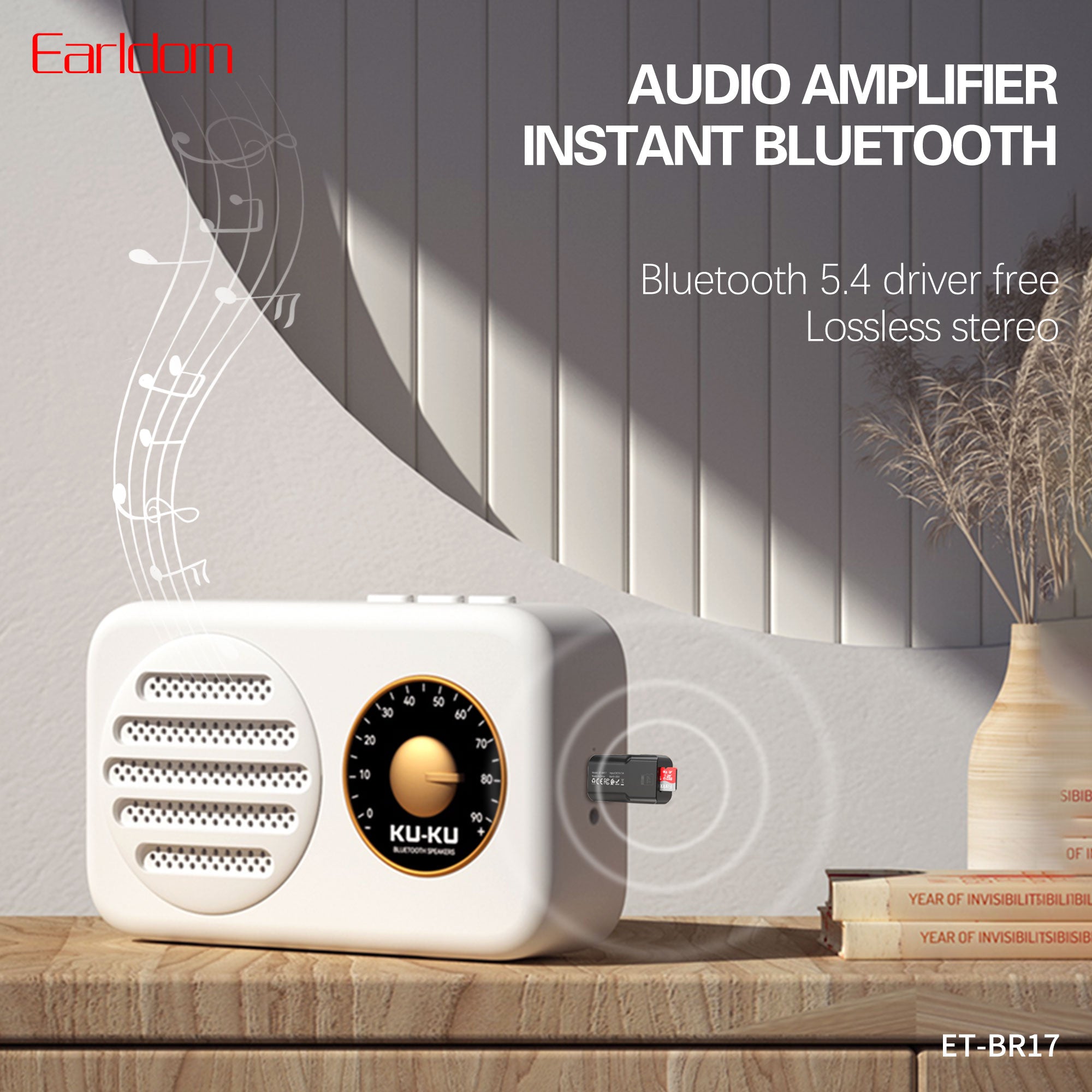 Earldom ET-BR17 Bluetooth Car Receiver - Black – TEQ PTY LTD