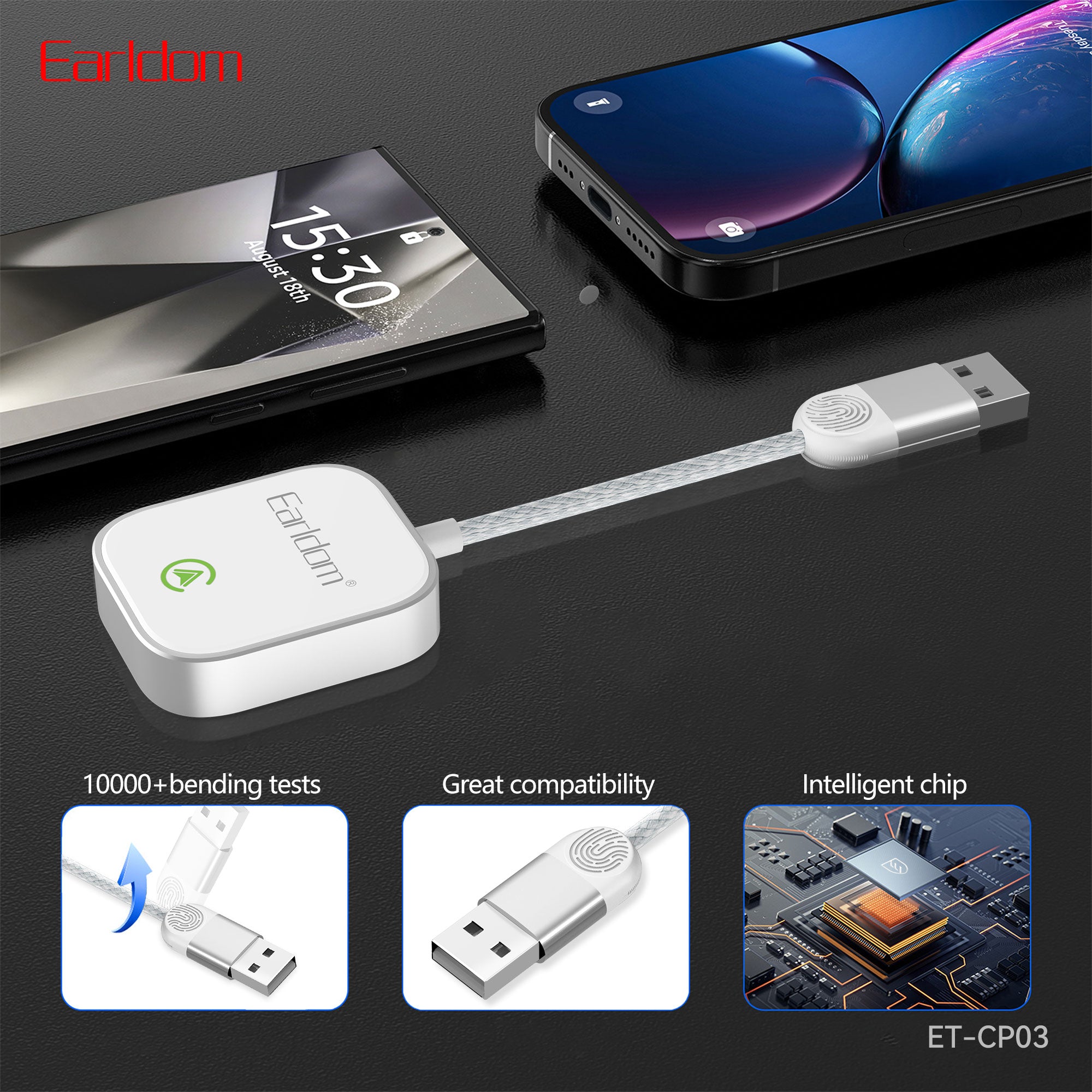 Earldom ET-CP03 Car Power Adapter - White – TEQ PTY LTD