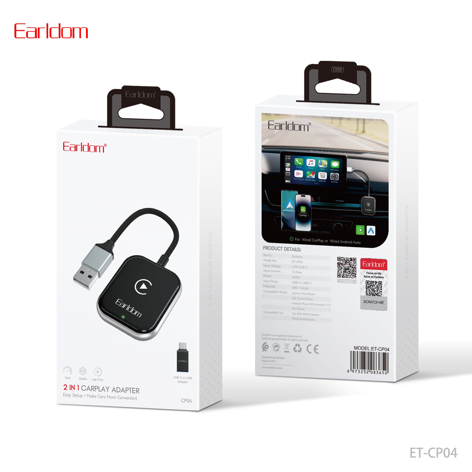 Earldom ET-CP04 Car Power Adapter 25W - Black – TEQ PTY LTD