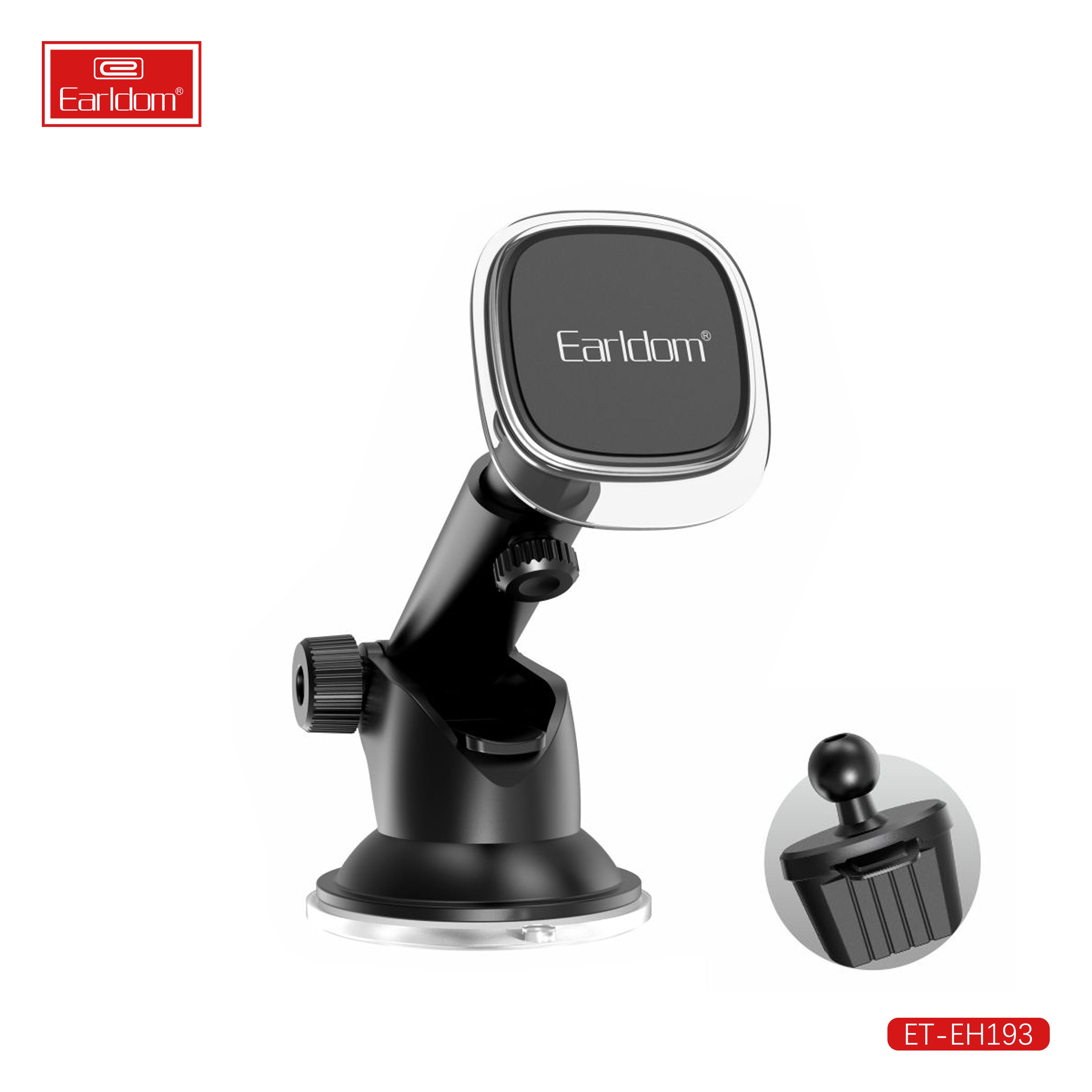 Earldom ET-EH193 Phone Holder - Black – TEQ PTY LTD