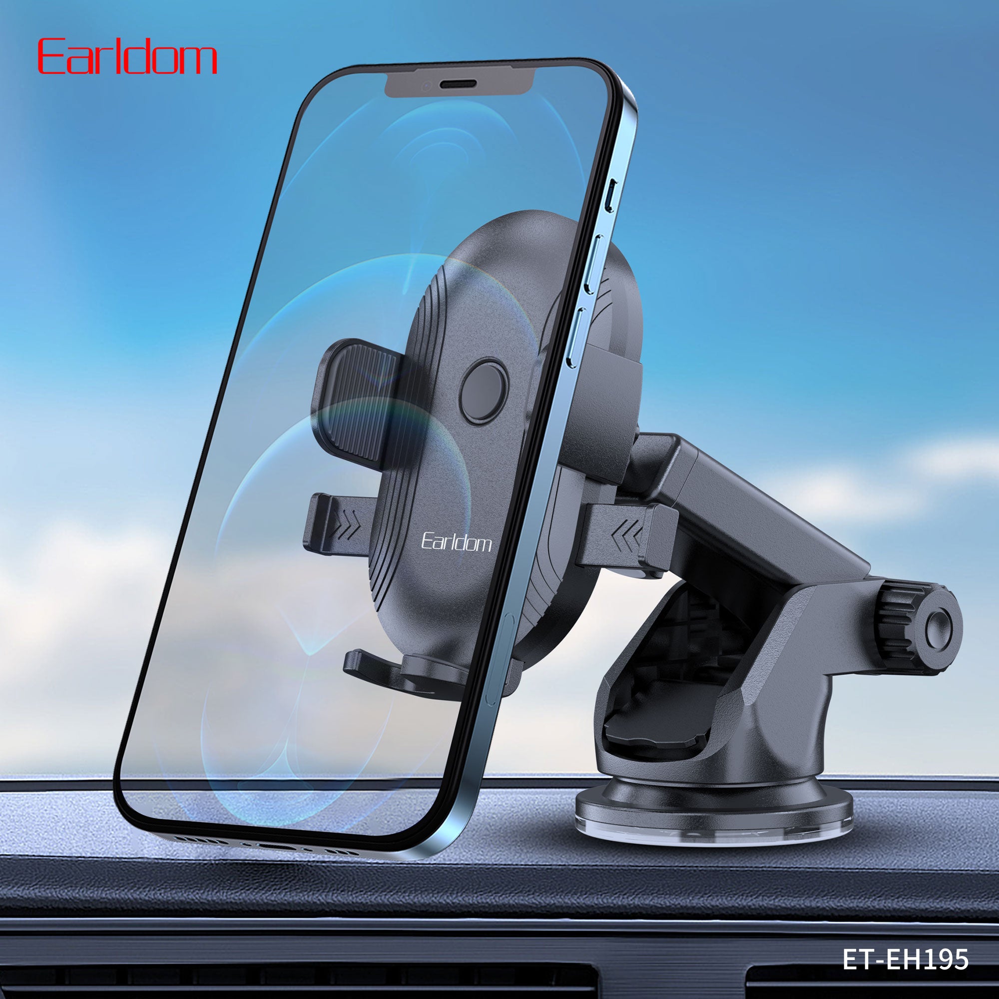 Earldom ET-EH195 Phone Holder - Black – TEQ PTY LTD