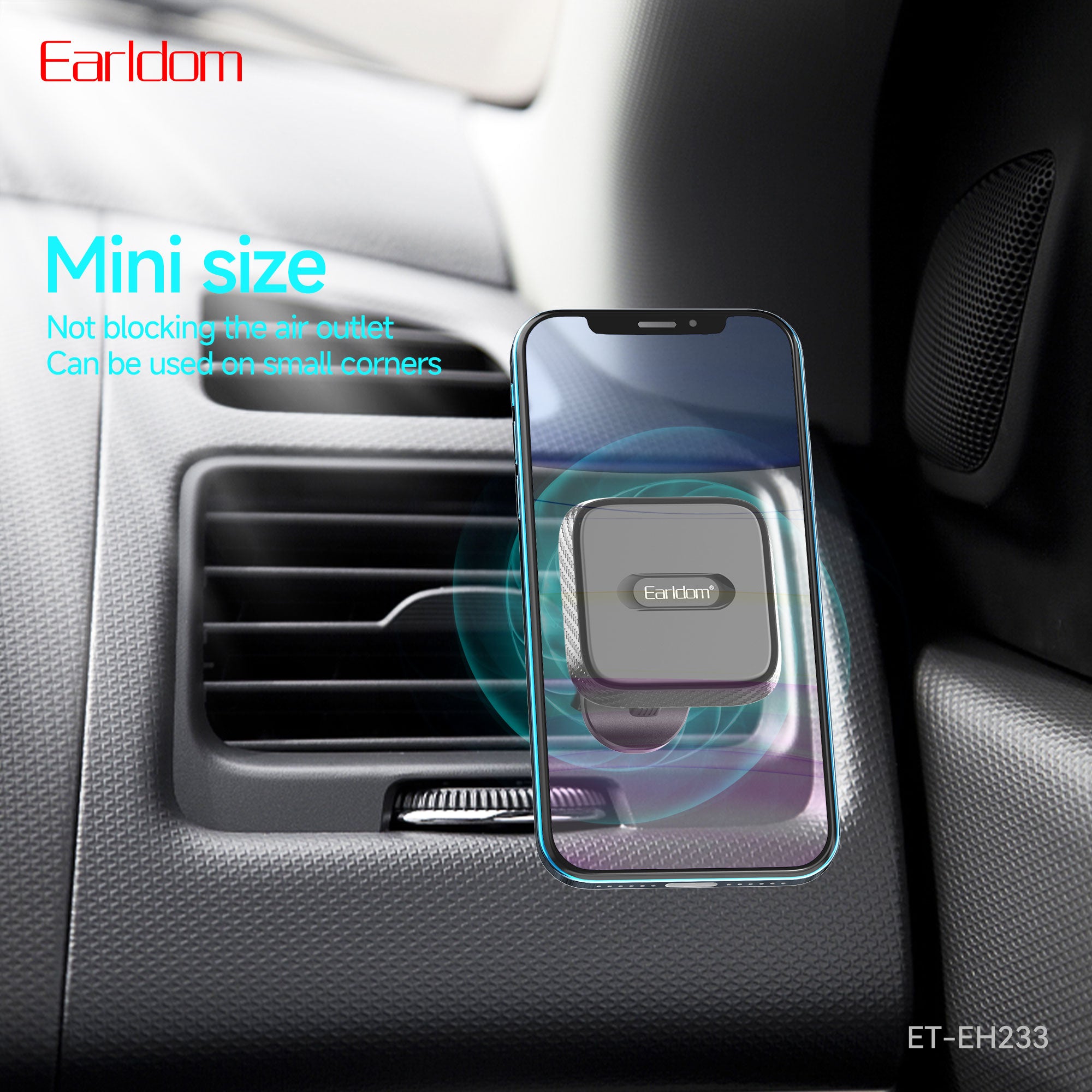 Earldom ET-EH233 Phone Holder - Black – TEQ PTY LTD