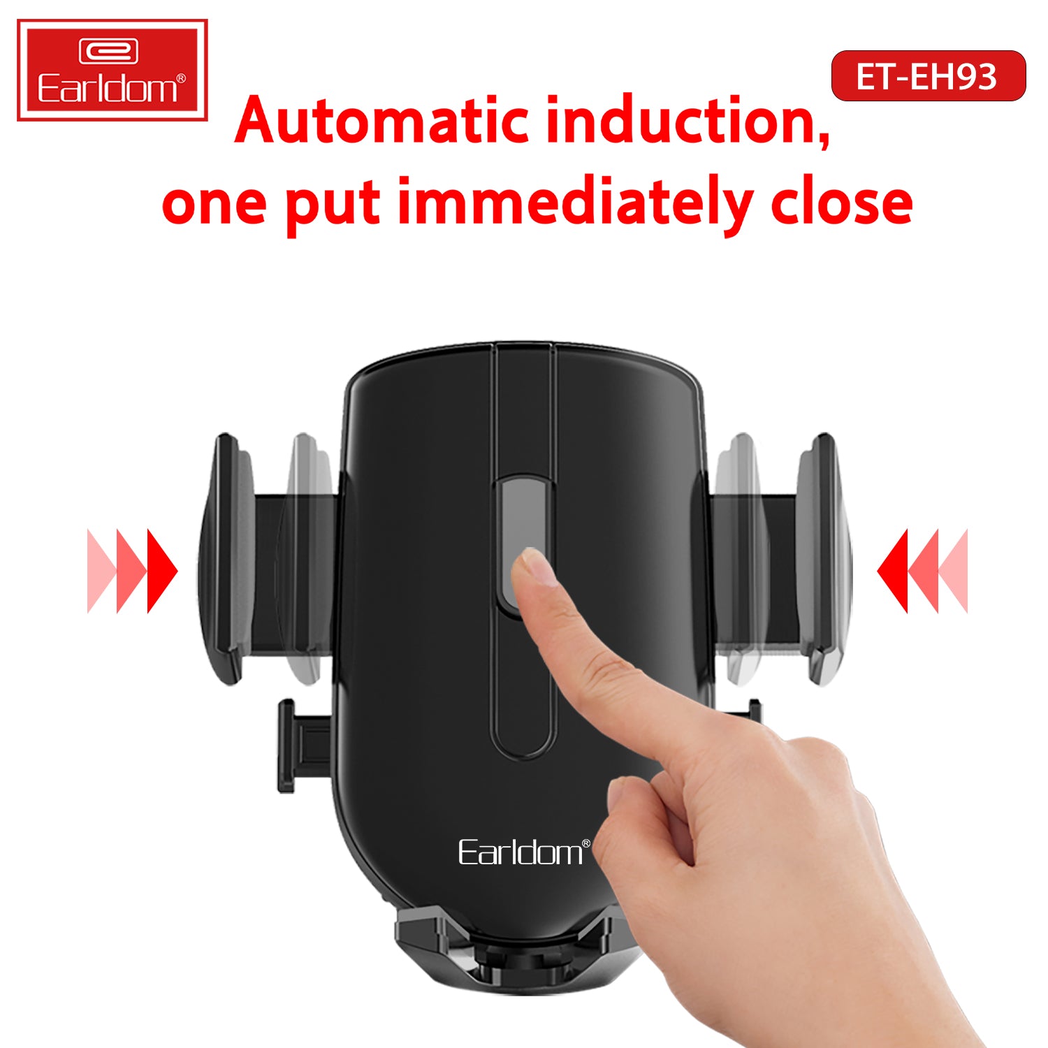 Earldom ET-EH93 Phone Holder 70MM - Black – TEQ PTY LTD