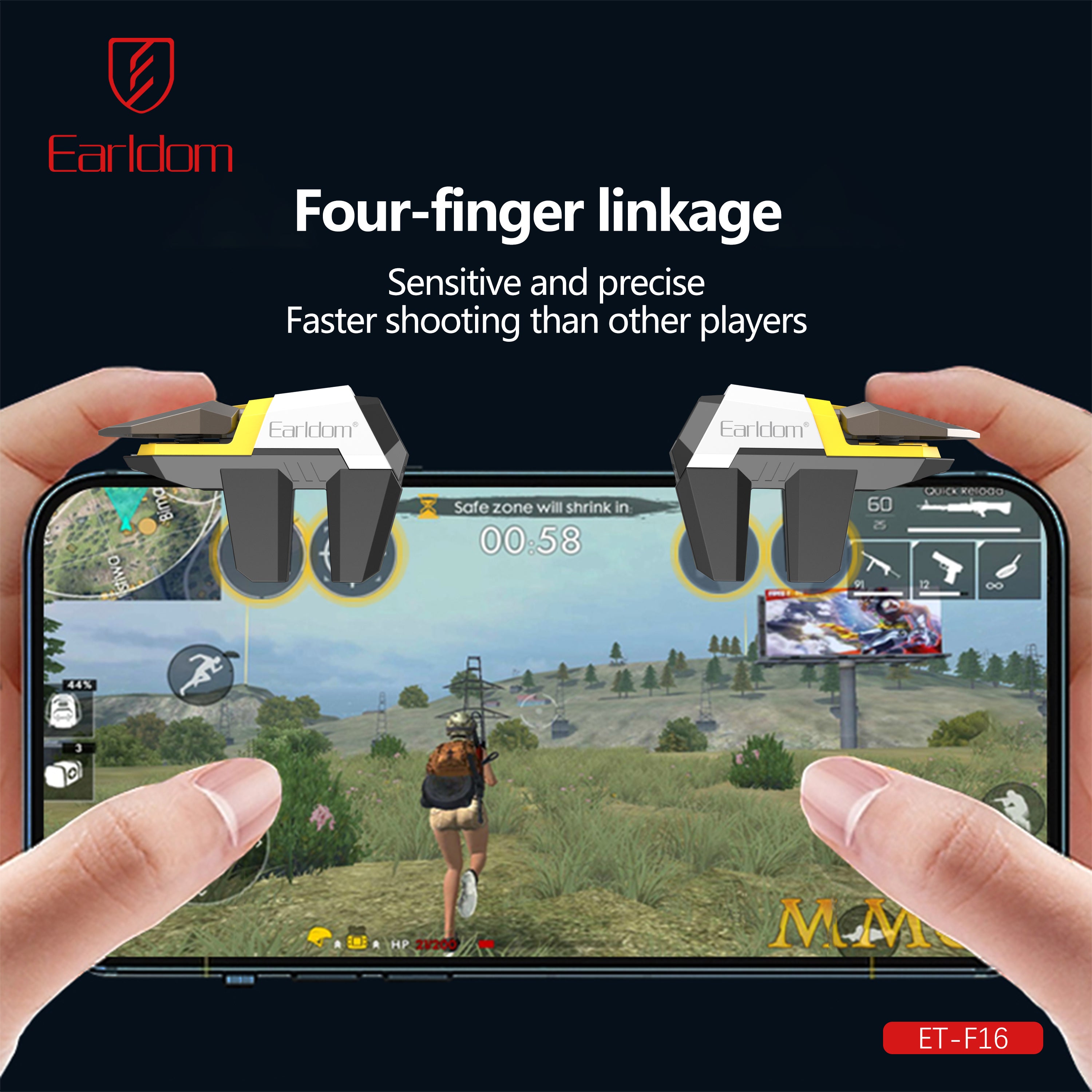 HD_SYNC:ET-F16 Game handle button