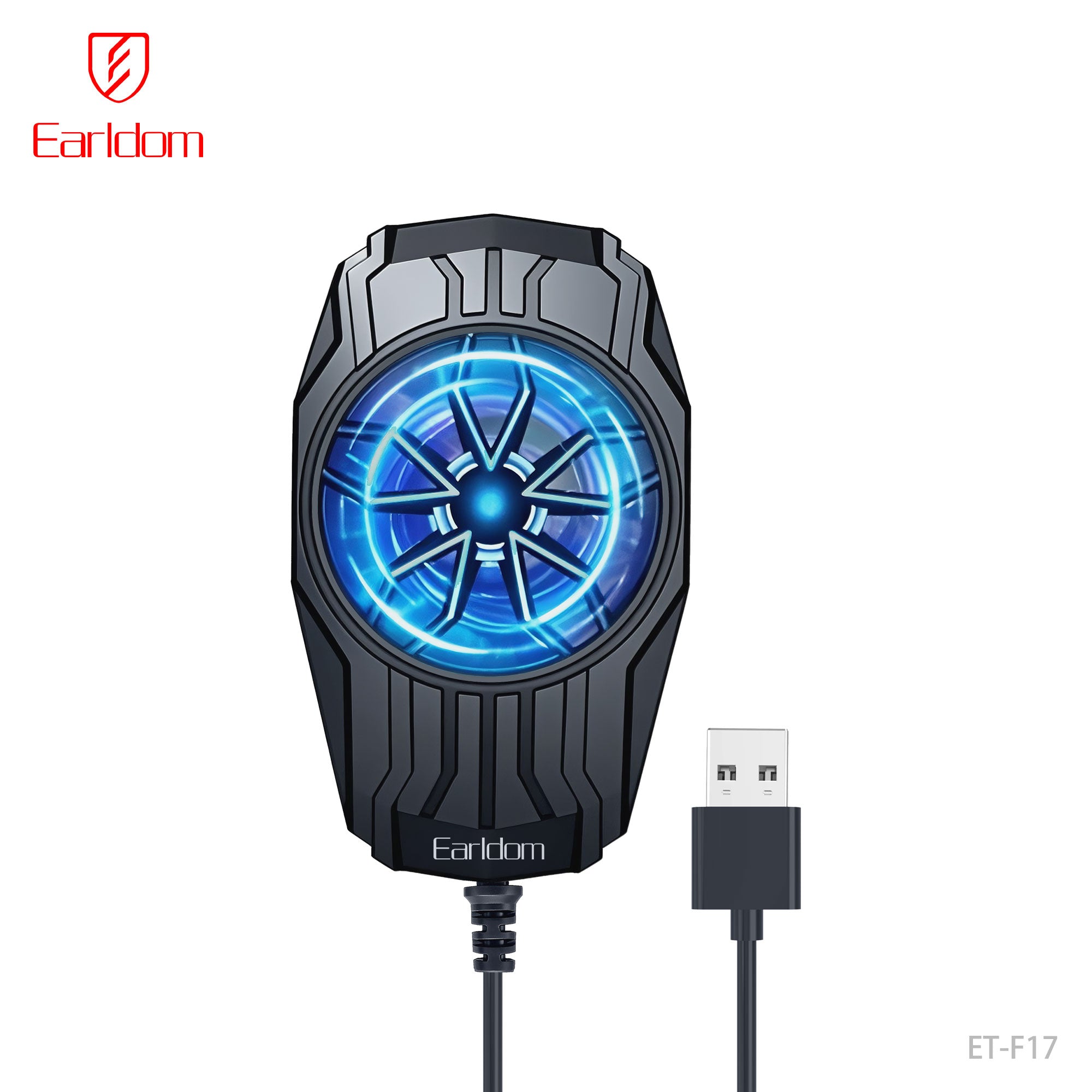 Earldom ET-F17 Fan cooler Phone Cooler 38MM - Black – TEQ PTY LTD