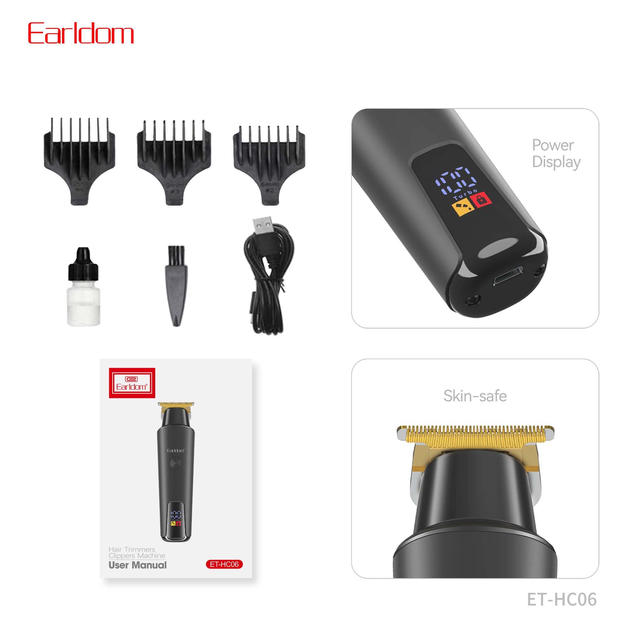HD_SYNC:ET-HC06 Hair clippers