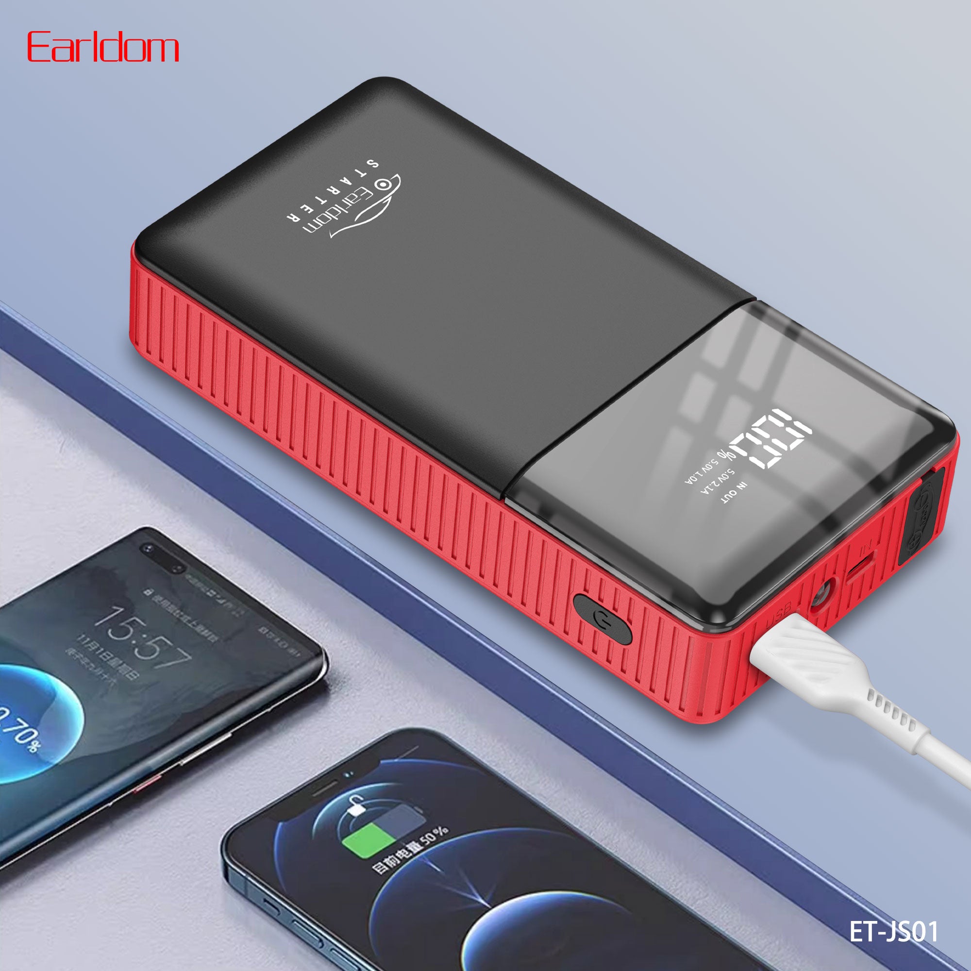 Earldom ET-JS01 Car Power Adapter 6000mAh - Black – TEQ PTY LTD
