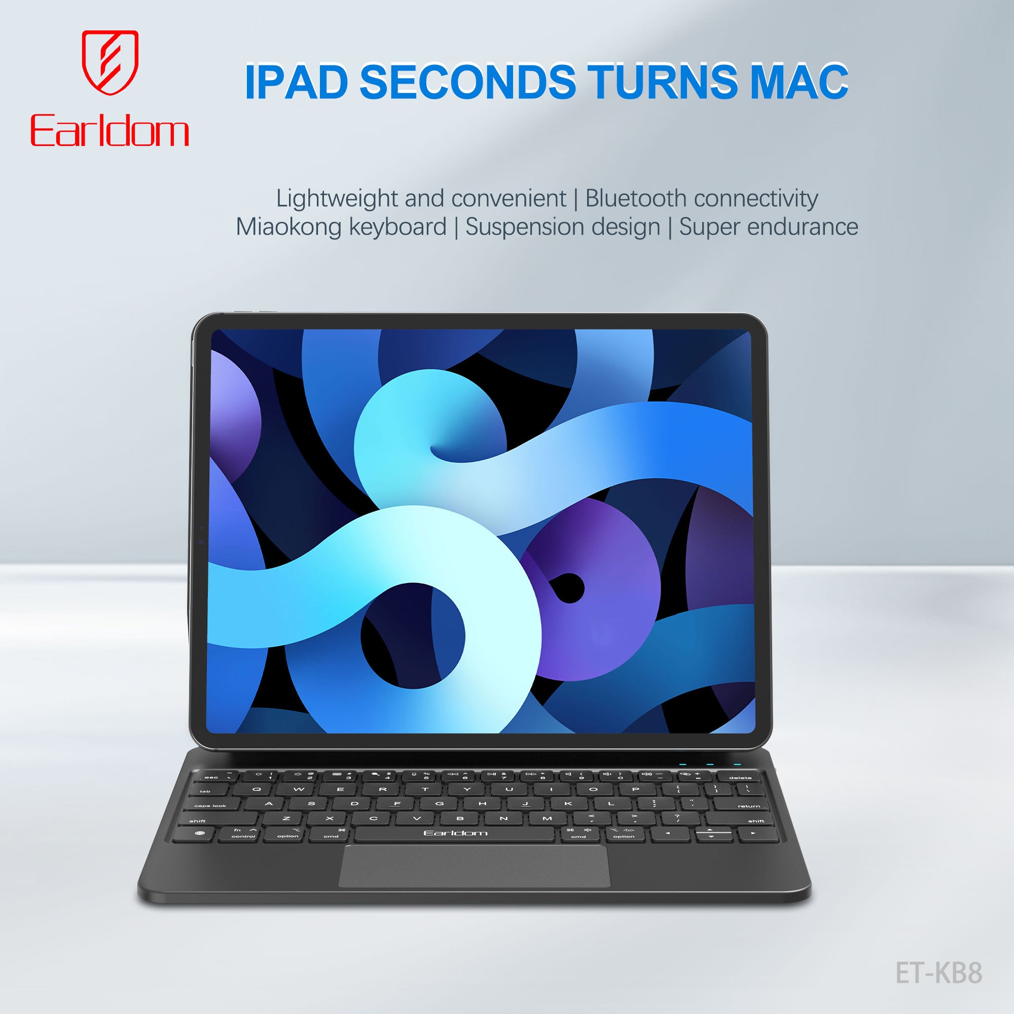 HD_SYNC:ET-KB8 iPad4/5/6 10.9 inches / Pro 11 inches