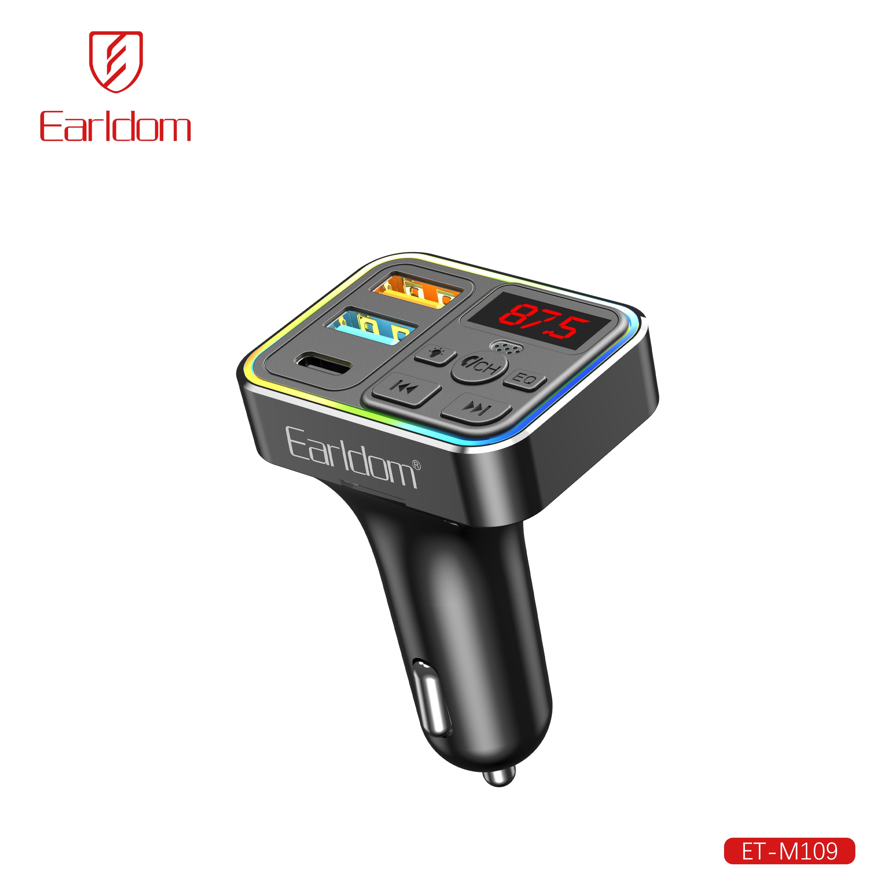 Earldom ET-M109 Bluetooth Car Receiver - Black – TEQ PTY LTD