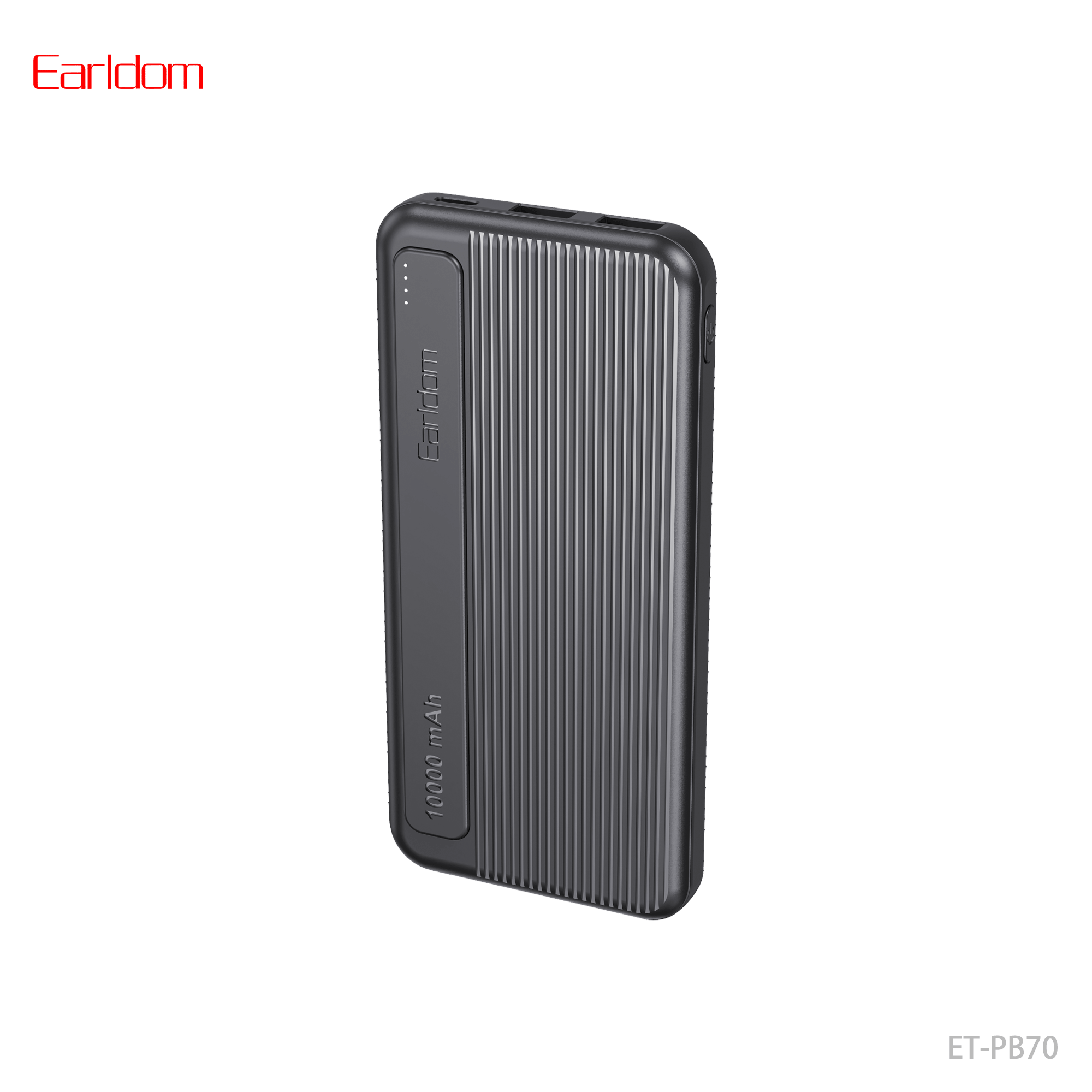 Earldom ET-PB70 (10000mAh) Power Bank 10000mAh - Black – TEQ PTY LTD