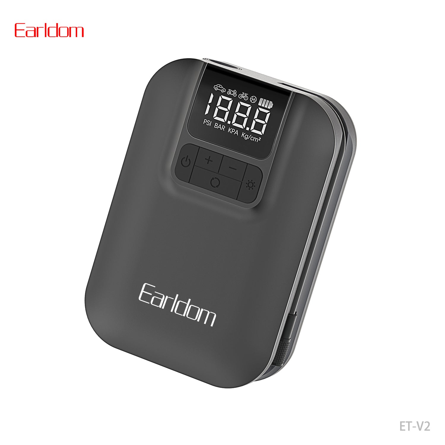 Earldom ET-V2 Air Pump Car Power Adapter 2500mAh - Black – TEQ PTY LTD