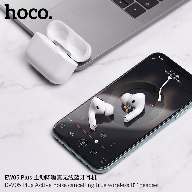 HD_SYNC:EW05 Plus Active noise cancelling true wireless BT headset