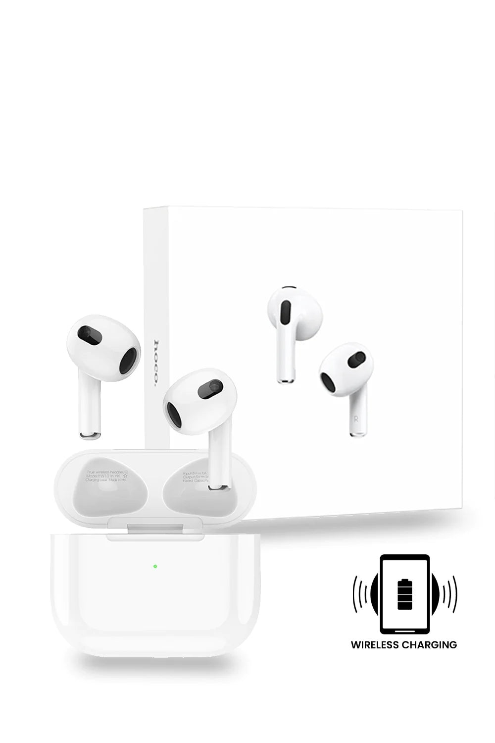 Hoco Plus aSeries 3 Bluetooth 5.0 Wireless Earphones Wireless Charging EW10