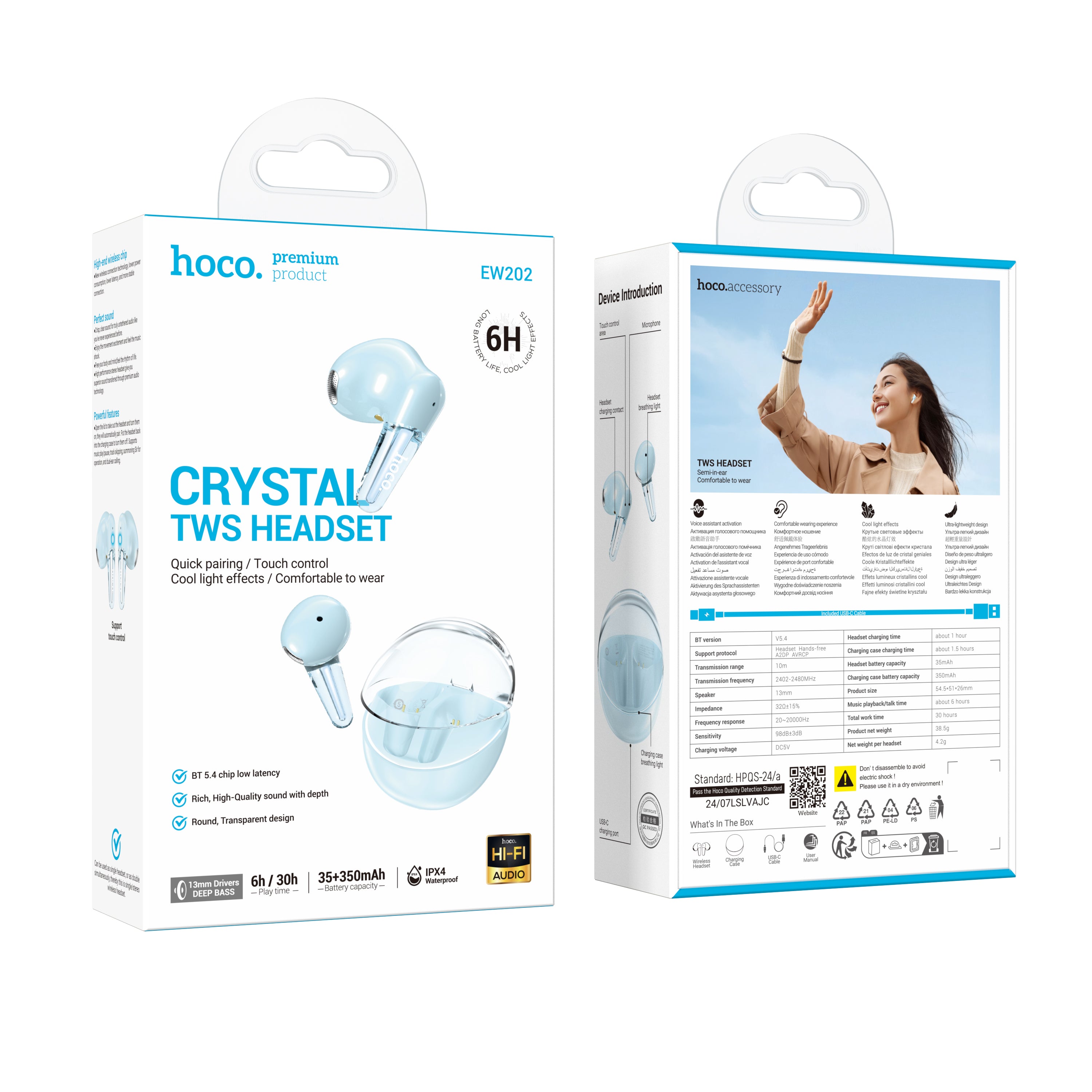 HD_SYNC:EW202 Magic true wireless BT headset