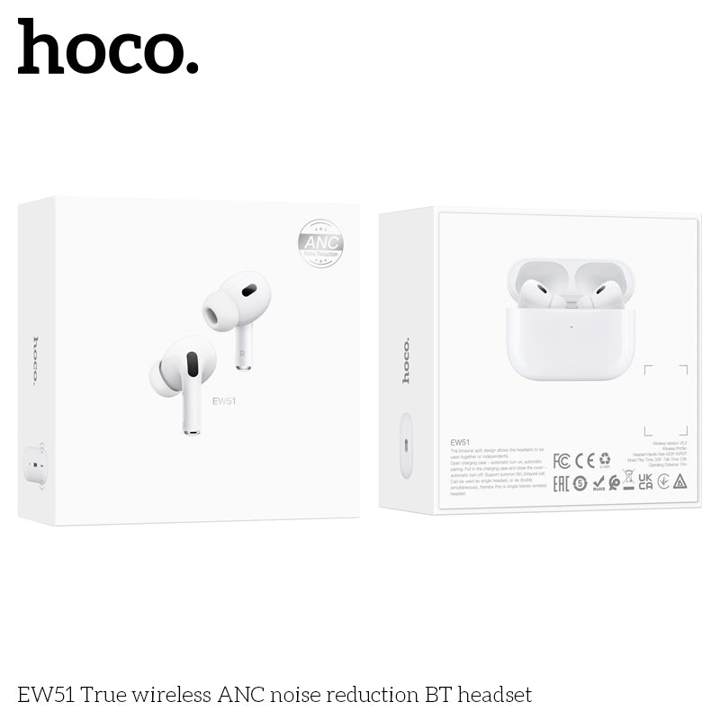 HD_SYNC:EW51 True wireless ANC noise reduction BT headset