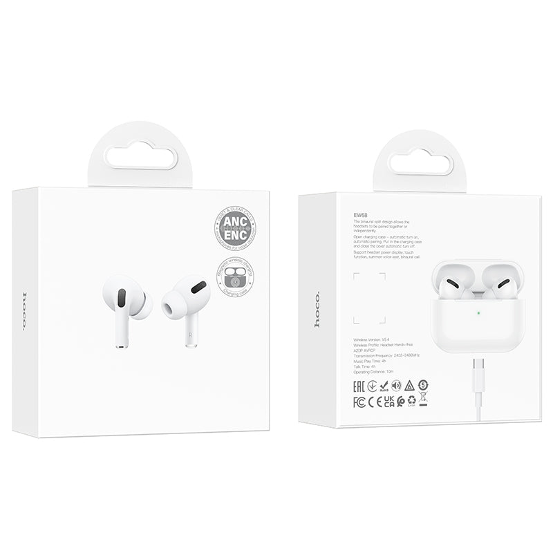 HD_SYNC:EW68 True wireless ANC+ENC noise cancelling BT headset