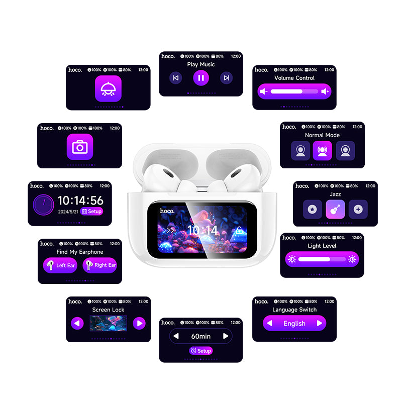 HD_SYNC:EW72 Soar true wireless ANC Noise Reduction touch screen BT headset