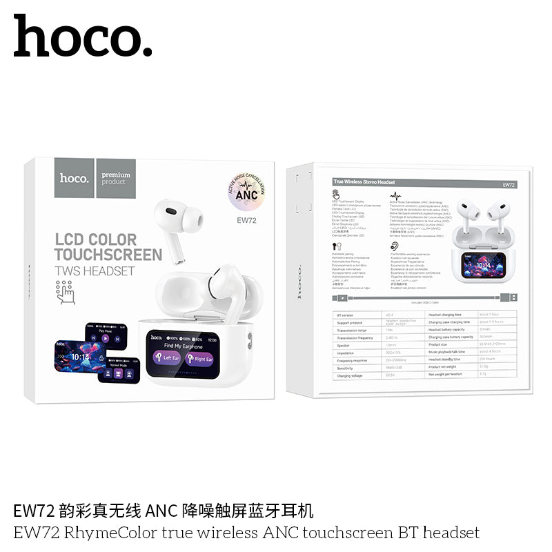HD_SYNC:EW72 Soar true wireless ANC Noise Reduction touch screen BT headset