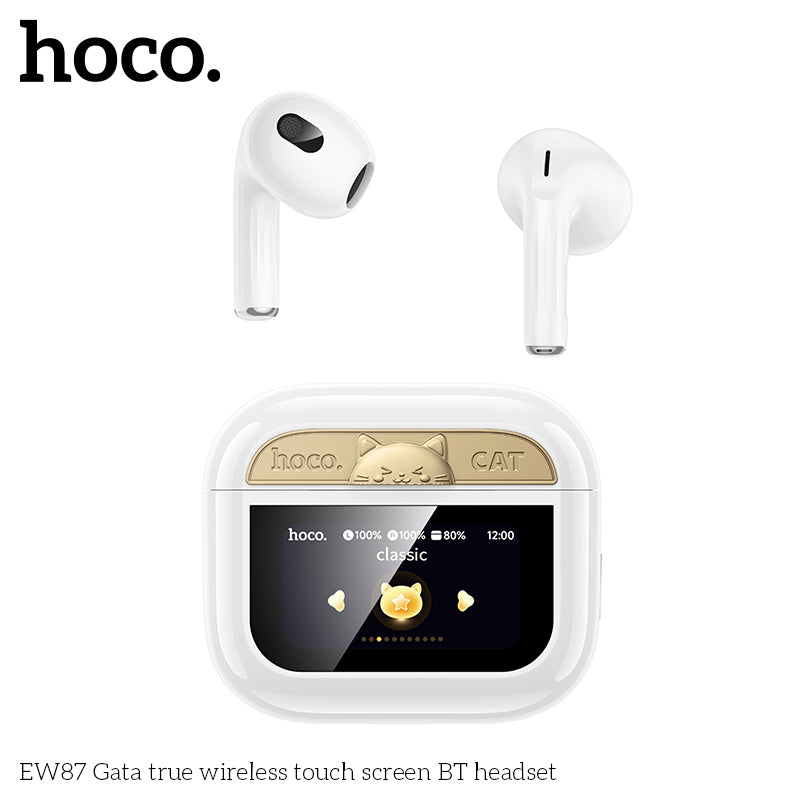 HD_SYNC:EW87 Gata true wireless touch screen BT headset
