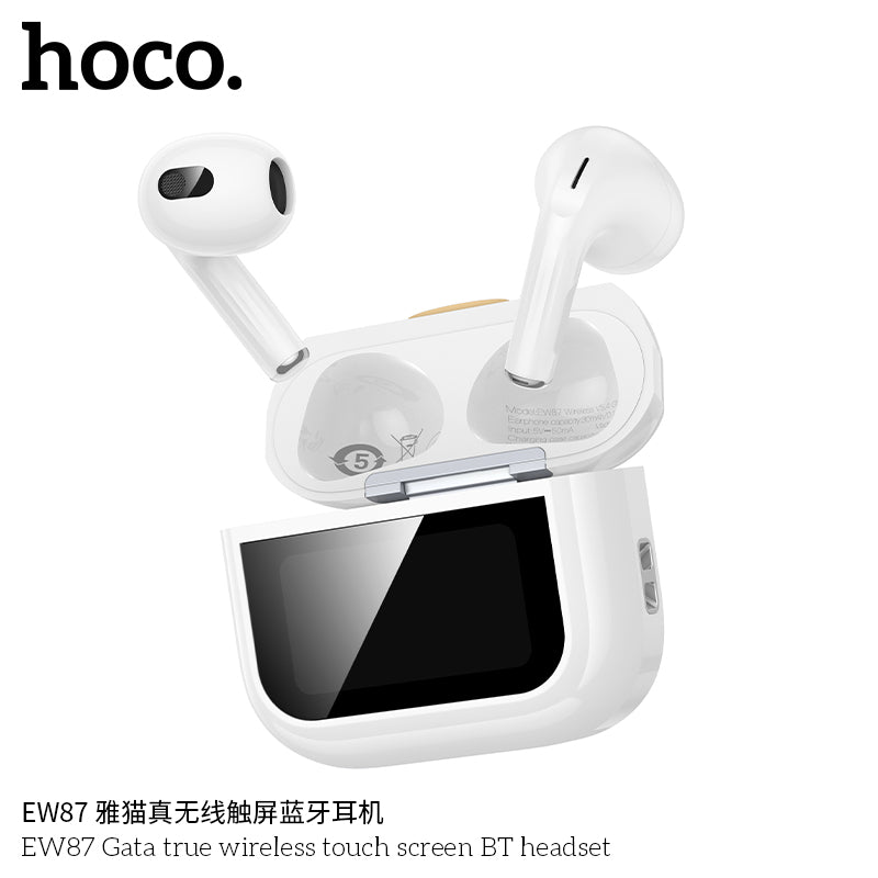 HD_SYNC:EW87 Gata true wireless touch screen BT headset