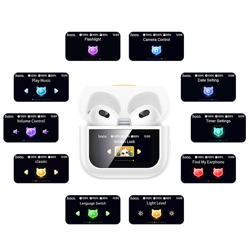 HD_SYNC:EW87 Gata true wireless touch screen BT headset