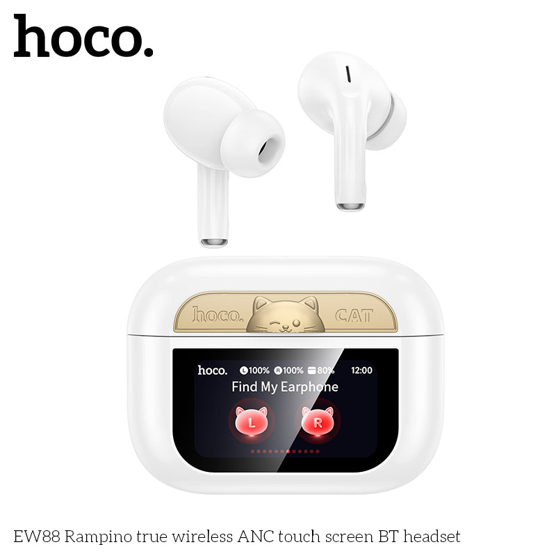 HD_SYNC:EW88 Rampino true wireless ANC touch screen BT headset