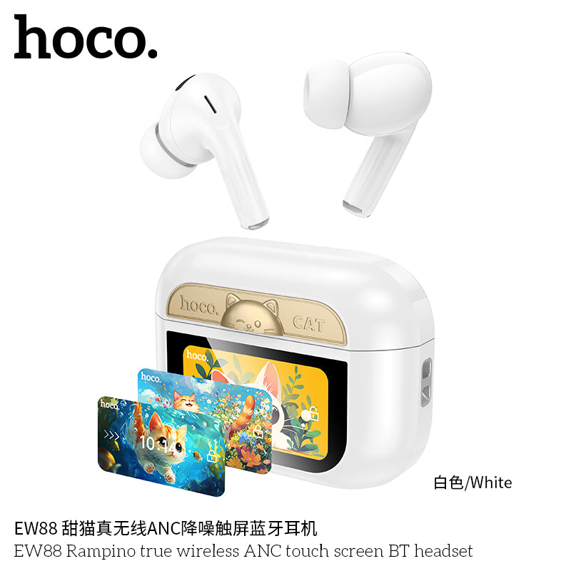 HD_SYNC:EW88 Rampino true wireless ANC touch screen BT headset