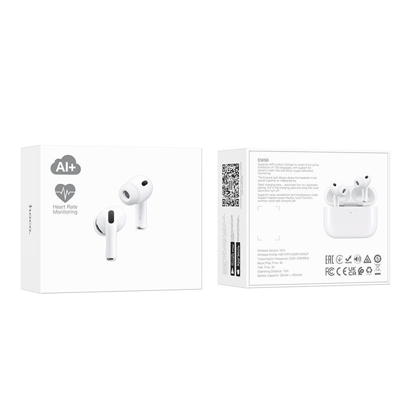 HD_SYNC:EW98 ANC Intelligent AI translation+heart rate monitoring headset(App)