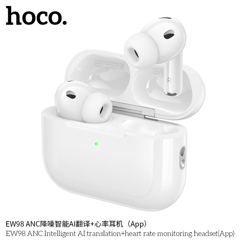 HD_SYNC:EW98 ANC Intelligent AI translation+heart rate monitoring headset(App)