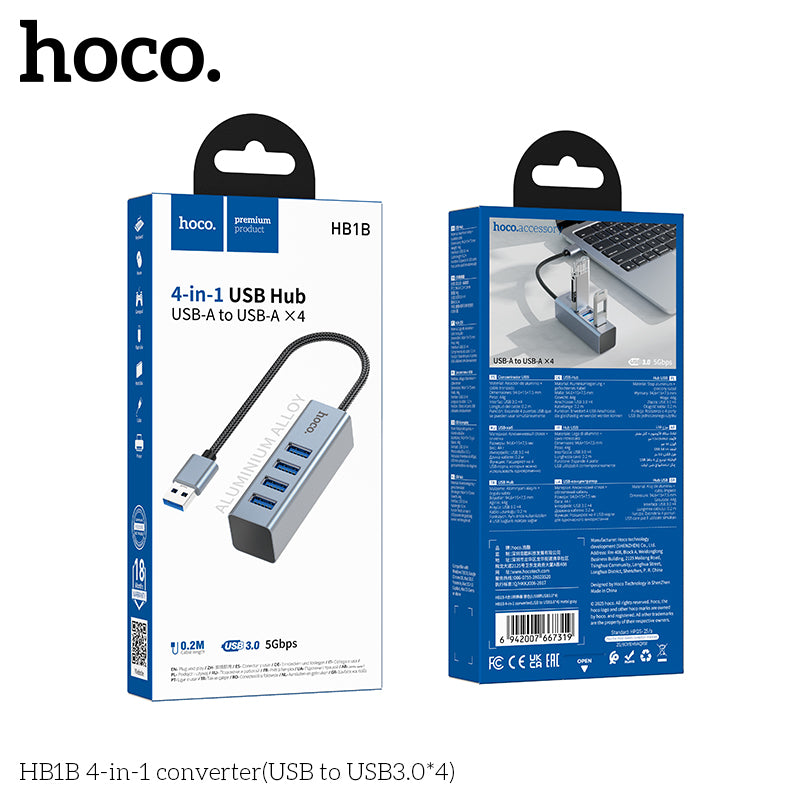 HD_SYNC:HB1B 4-in-1 converter(USB to USB3.0*4)