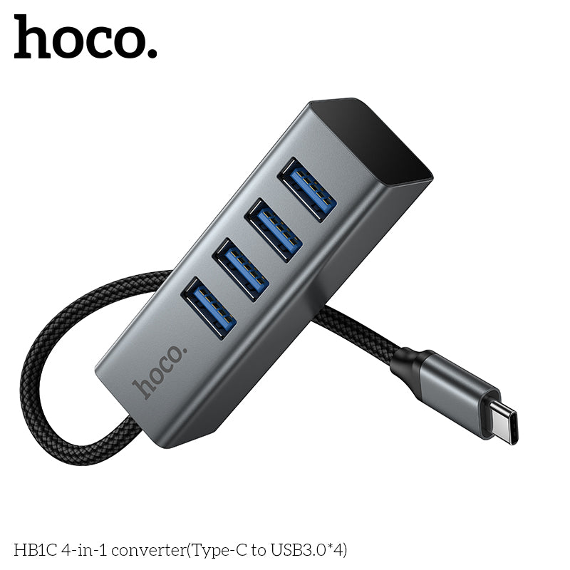 HD_SYNC:HB1C 4-in-1 converter(Type-C to USB3.0*4)