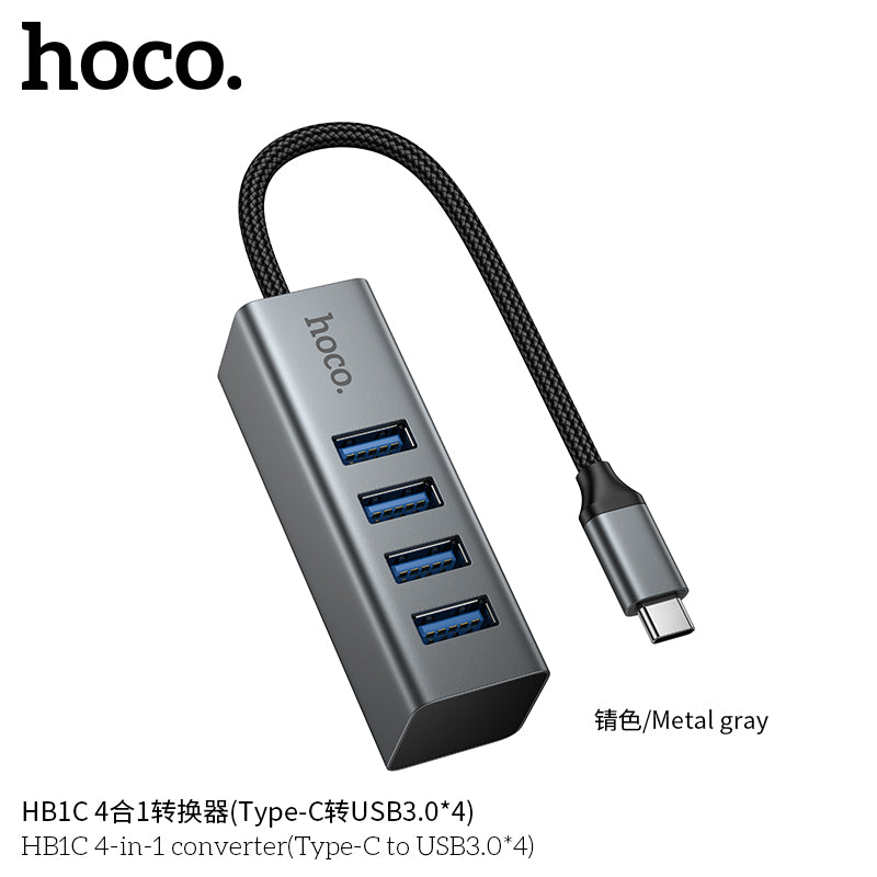 HD_SYNC:HB1C 4-in-1 converter(Type-C to USB3.0*4)