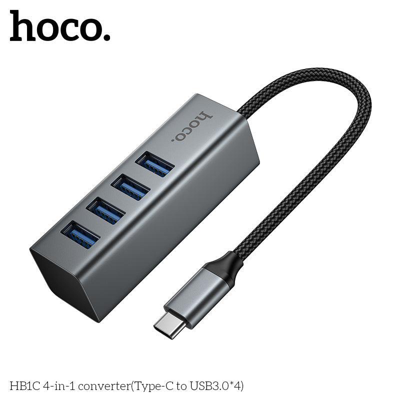 HD_SYNC:HB1C 4-in-1 converter(Type-C to USB3.0*4)