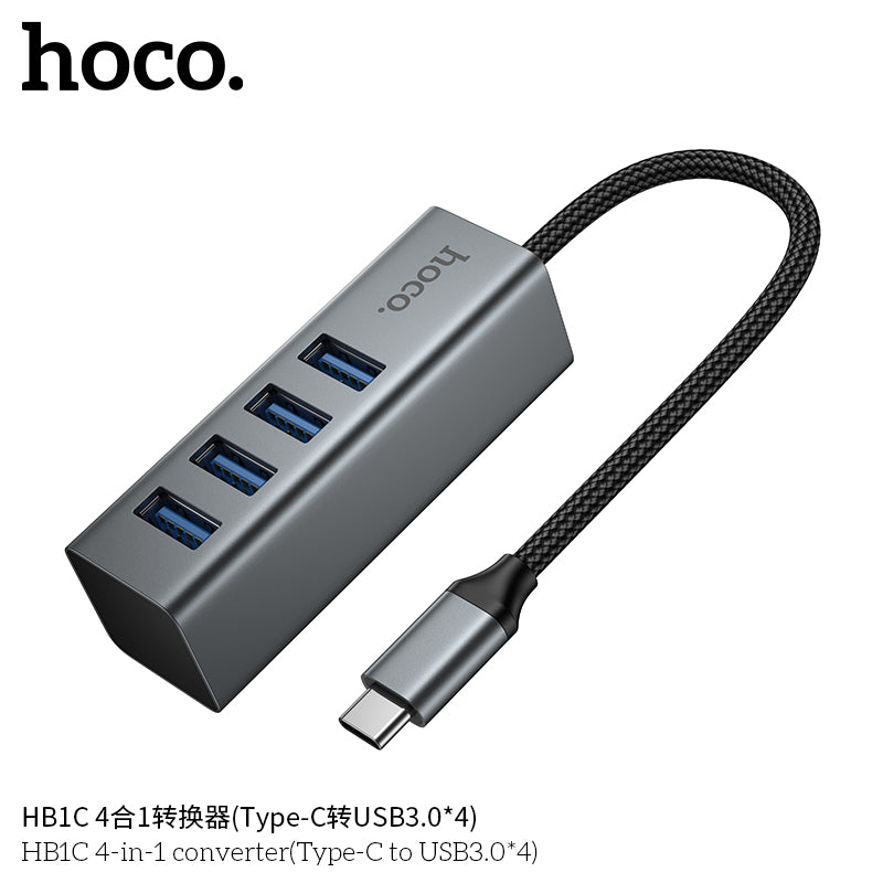 HD_SYNC:HB1C 4-in-1 converter(Type-C to USB3.0*4)