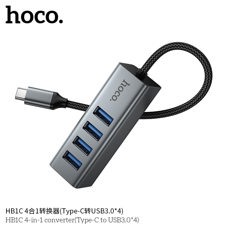 HD_SYNC:HB1C 4-in-1 converter(Type-C to USB3.0*4)