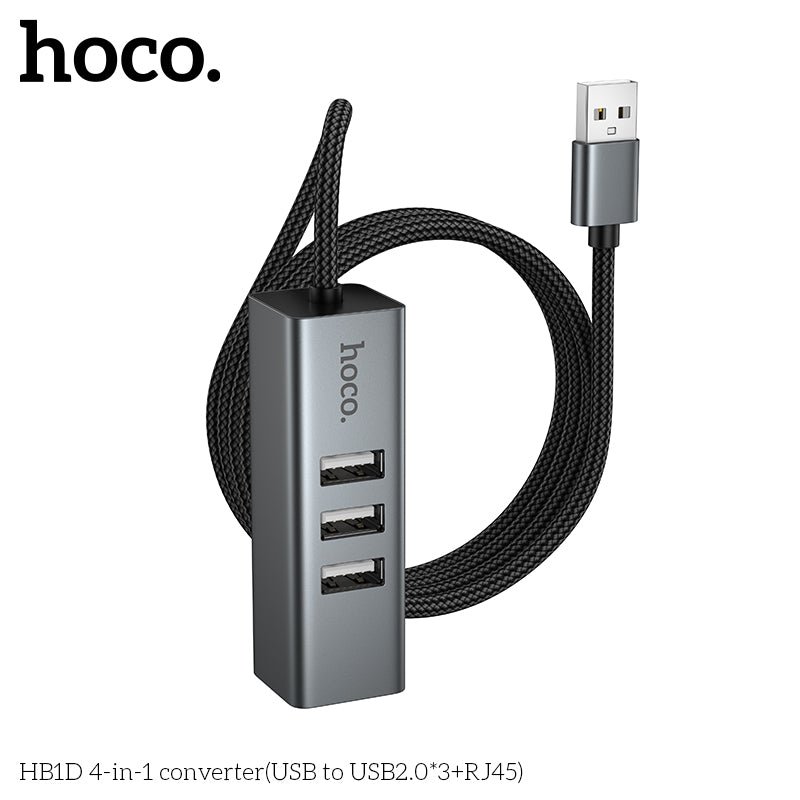 HD_SYNC:HB1D 4-in-1 converter(USB to USB2.0*3+RJ45)