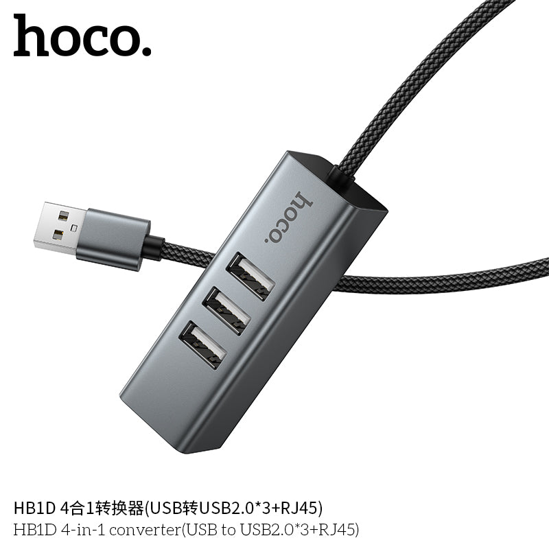 HD_SYNC:HB1D 4-in-1 converter(USB to USB2.0*3+RJ45)