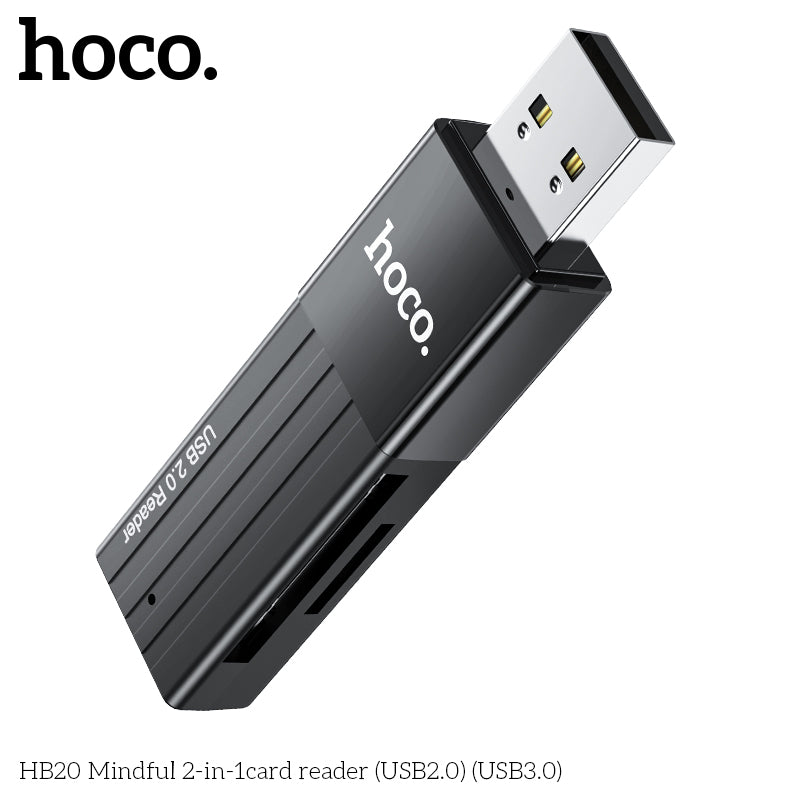 HD_SYNC:HB20 Mindful 2-in-1card reader(USB2.0)