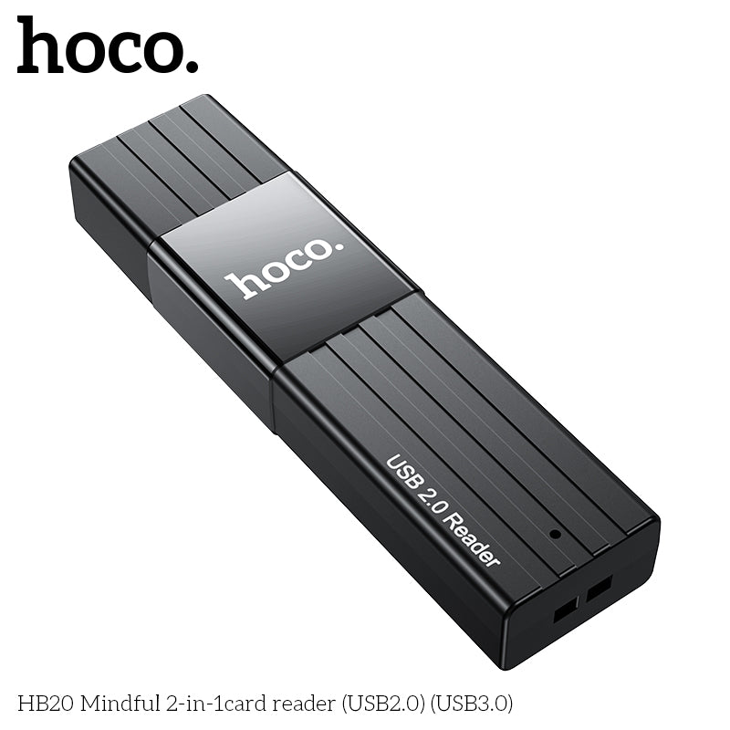 HD_SYNC:HB20 Mindful 2-in-1card reader(USB2.0)