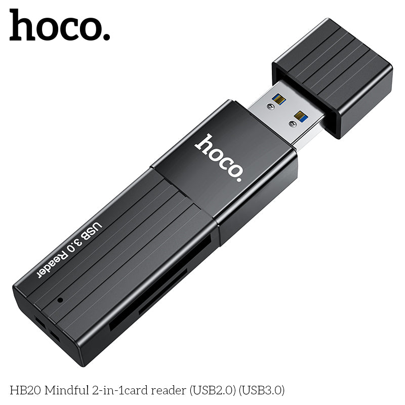 HD_SYNC:HB20 Mindful 2-in-1card reader(USB2.0)