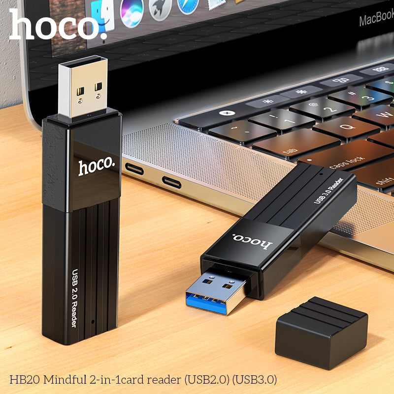 HD_SYNC:HB20 Mindful 2-in-1card reader(USB2.0)