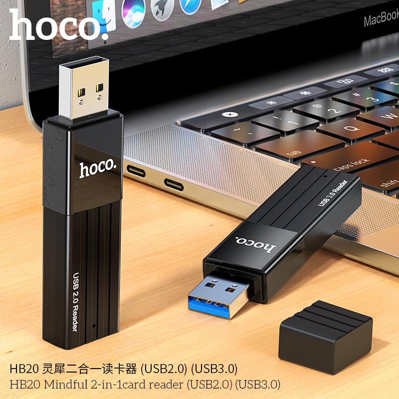 HD_SYNC:HB20 Mindful 2-in-1card reader(USB2.0)