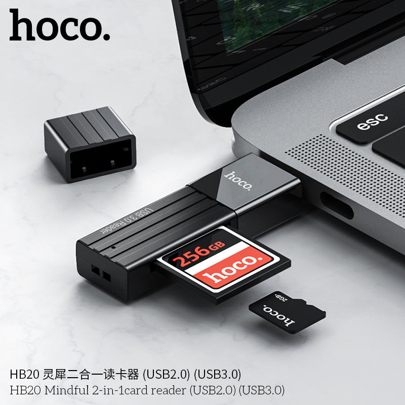 HD_SYNC:HB20 Mindful 2-in-1card reader(USB2.0)