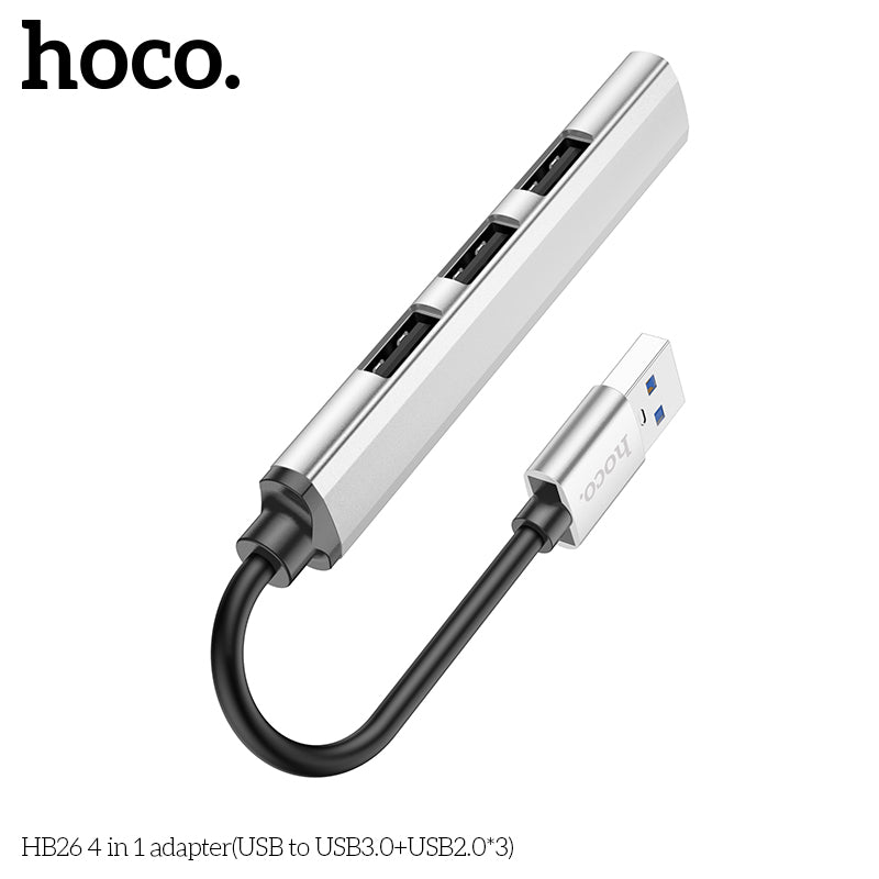 HD_SYNC:HB26 4 in 1 adapter(Type-C to USB3.0+USB2.0*3)