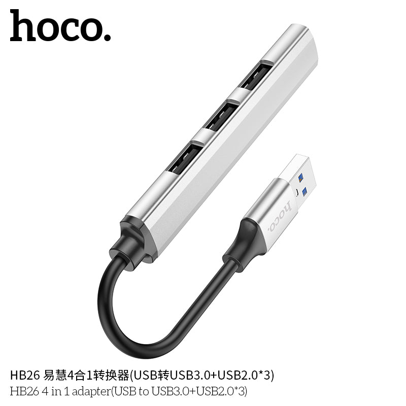 HD_SYNC:HB26 4 in 1 adapter(USB to USB3.0+USB2.0*3)