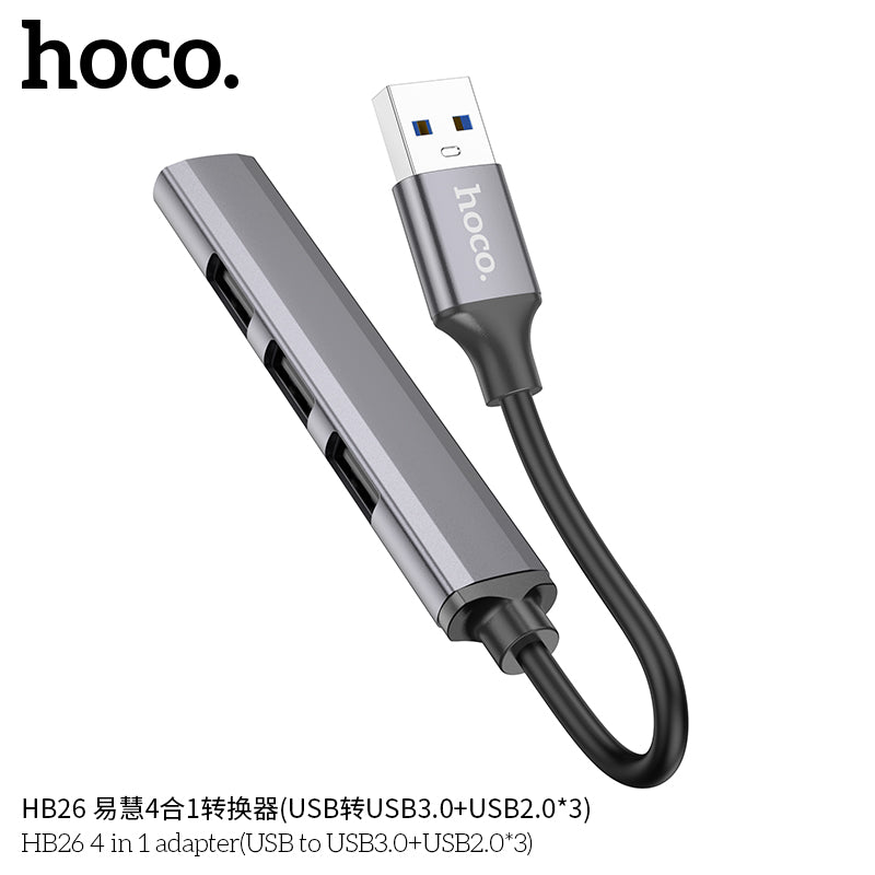 HD_SYNC:HB26 4 in 1 adapter(USB to USB3.0+USB2.0*3)