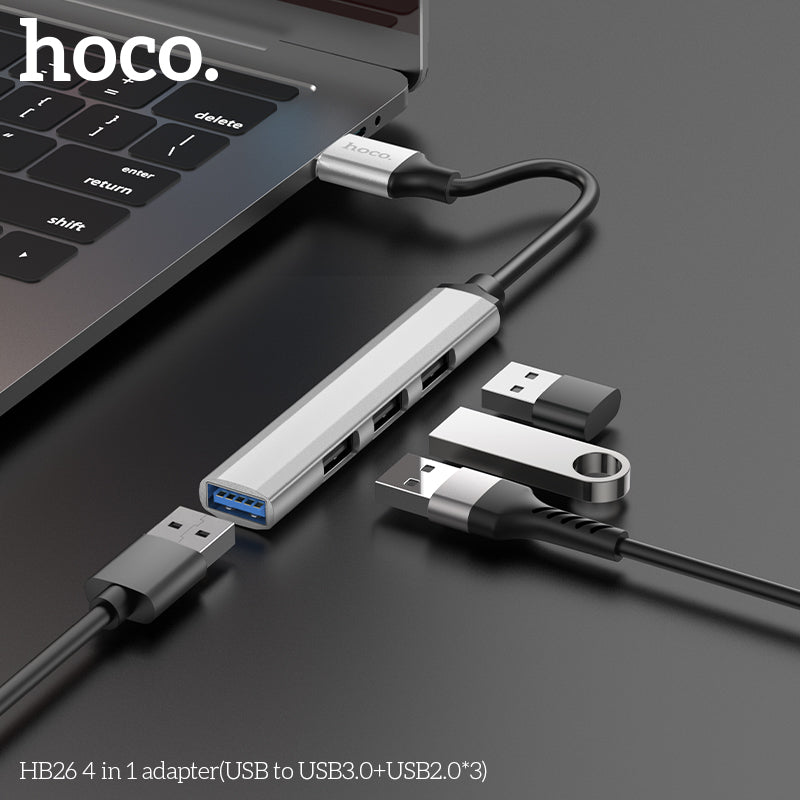 HD_SYNC:HB26 4 in 1 adapter(USB to USB3.0+USB2.0*3)